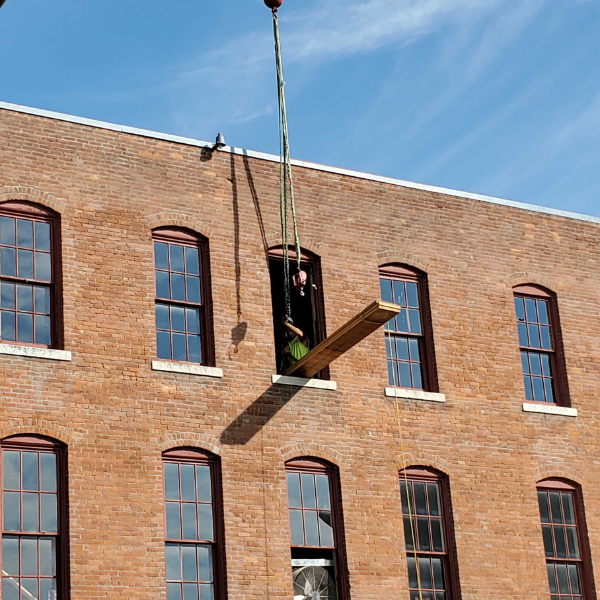 The Ford on Main – Crane Marks the Start of Renovations!